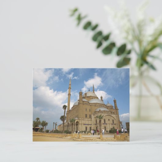 Egypte, Caïro, Citadel, Muhammad Ali Mosque 2 Briefkaart (Staand voorkant)
