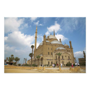 Egypte, Caïro, Citadel, Muhammad Ali Mosque 2 Foto Afdruk