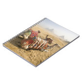 Egypte, Caïro. Rustende kamelen Notitieboek (Linkerzijde)