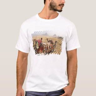 Egypte, Caïro. Rustende kamelen T-shirt