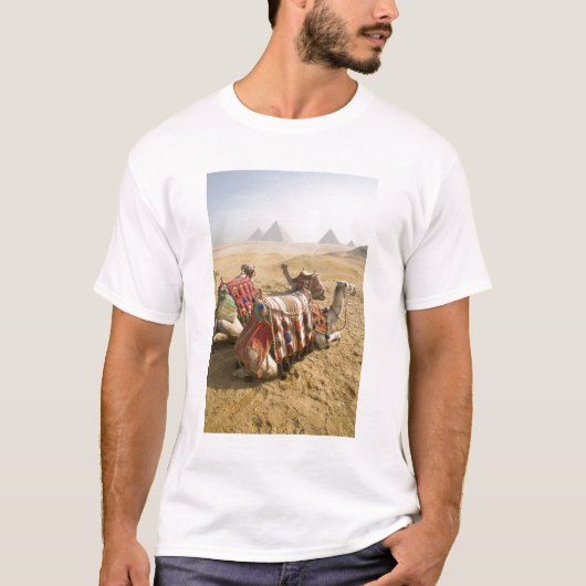 Egypte, Caïro. Rustende kamelen T-shirt (Voorkant)