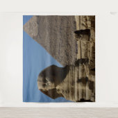 Egypte Caïro Sfinx Beeld Piramides Scene Backdrop Wandkleed (Voorkant)