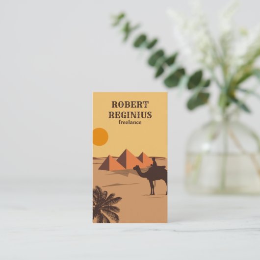 Egypte, Caïro Visitekaartje (Staand voorkant)