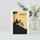  Egypte Camel Desert Travel Briefkaart (Staand voorkant)
