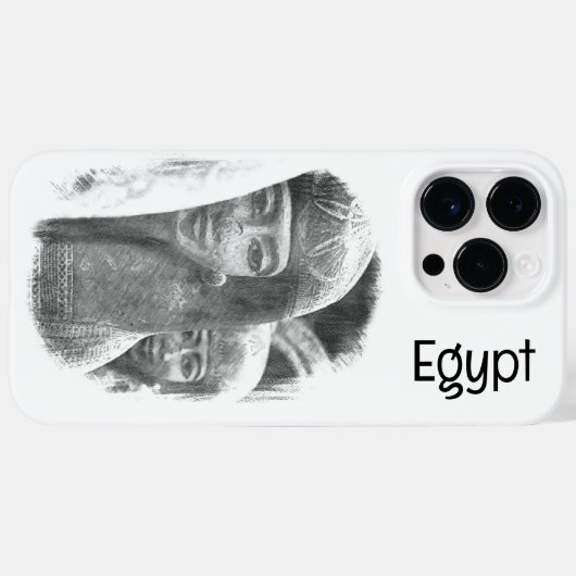 Egypte Case-Mate iPhone Case (Achterkant (horizontaal))