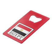 Egypte Creditkaart Flessenopener (Voorkant Gekanteld)