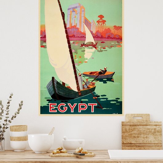 Egypte De Nijl Poster (Keuken)