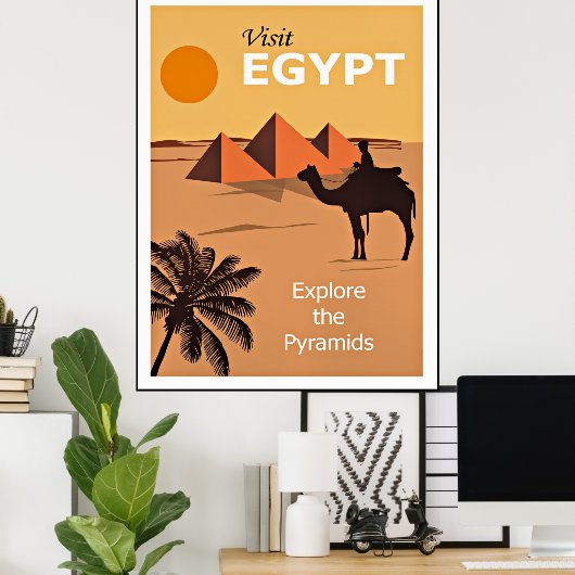 Egypte, de Pyramiden onderzoeken, Poster (Thuiskantoor)