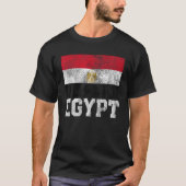 Egypte Egyptische vlag Familie Pride Country Natio T-shirt (Voorkant)