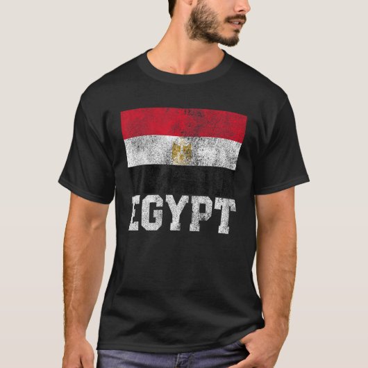 Egypte Egyptische vlag Familie Pride Country Natio T-shirt (Voorkant)
