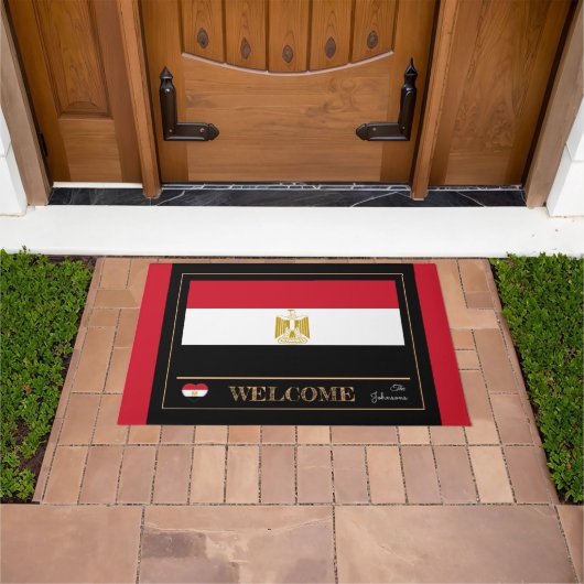 Egypte & Egyptische vlag huis matten / sport Welko (Buiten)