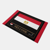 Egypte & Egyptische vlag huis matten / sport Welko (Schuin)