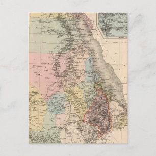 Egypte en Abyssinia Briefkaart
