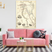 Egypte en Arabië Petraea Canvas Afdruk (Insitu (Woonkamer))