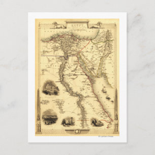 Egypte en ArabiëPanoramische kaartEgypte Briefkaart