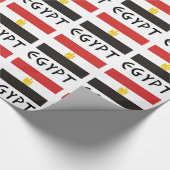 Egypte en de Egyptische vlag Cadeaupapier (Hoek)
