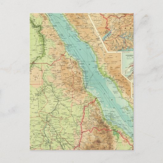 Egypte en de Nijl Briefkaart (Voorkant)