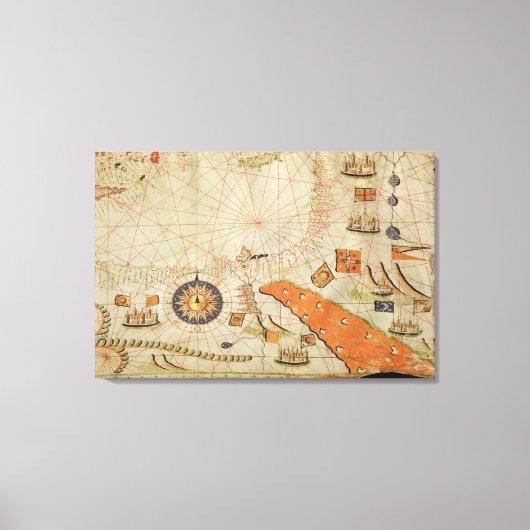 Egypte en het Rode Zee Canvas Afdruk (Voorkant)