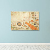 Egypte en het Rode Zee Canvas Afdruk (Insitu (Houten vloer))