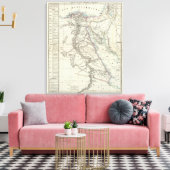 Egypte en Saudi-Arabië Canvas Afdruk (Insitu (Woonkamer))