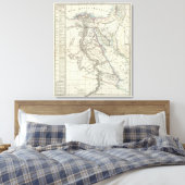 Egypte en Saudi-Arabië Canvas Afdruk (Insitu (Slaapkamer))
