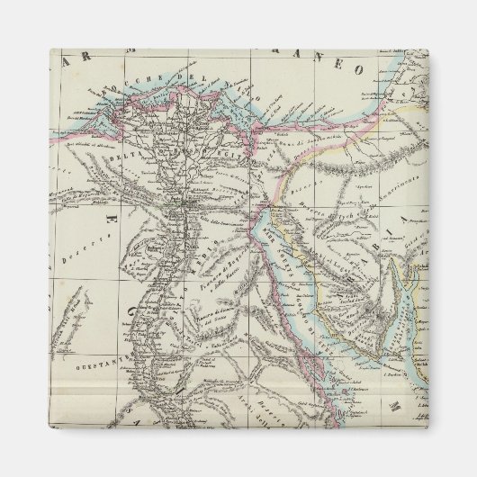 Egypte en Saudi-Arabië Magneet (Voorkant)