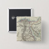 Egypte en Saudi-Arabië Vierkante Button 5,1 Cm (Voorkant /achterkant)