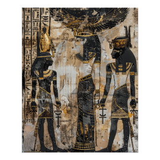 Egypte Farao Lady Koningin Perfect Poster