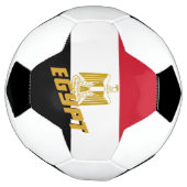 Egypte Football en Egyptische vlag / sport Voetbal (Gedraaid)
