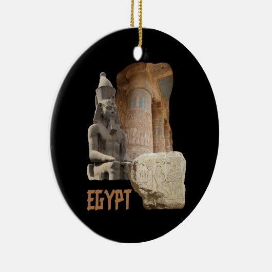 EGYPTE-fotokleurversiering Keramisch Ornament (Rechts)