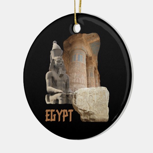 EGYPTE-fotokleurversiering Keramisch Ornament (Links)