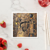 Egypte geeft de Sun King Paper Napkins Servet (Insitu)