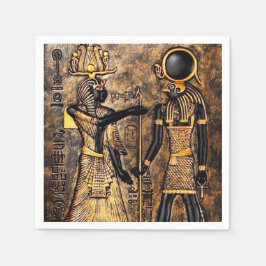Egypte geeft de Sun King Paper Napkins Servet