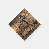 Egypte geeft de Sun King Paper Napkins Servet (Hoek)