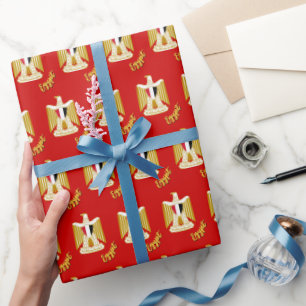 Egypte Geschenken verpakking, Egyptische vlag, Emb Cadeaupapier