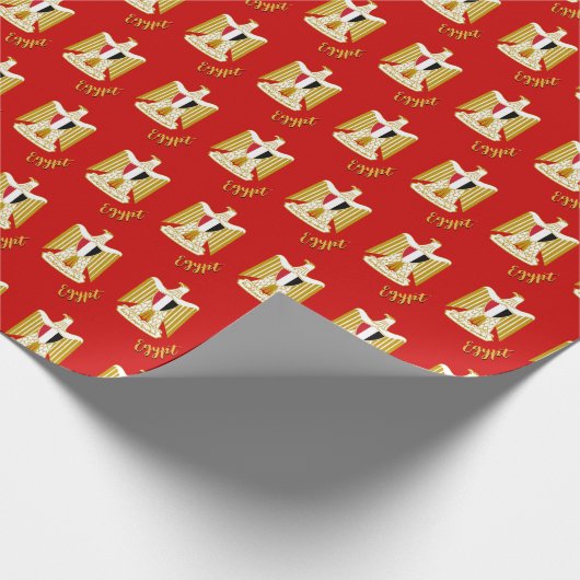 Egypte Geschenken verpakking, Egyptische vlag, Emb Cadeaupapier (Hoek)