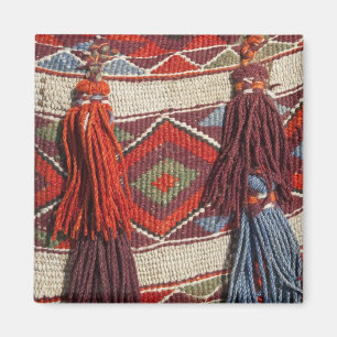 Egypte, Giza. Cameldeken aan de Pyramiden van Magneet