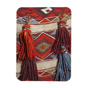 Egypte, Giza. Cameldeken aan de Pyramiden van Magneet