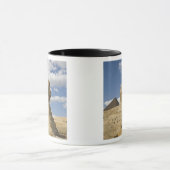 Egypte, Giza. De grote Sphynx stijgt boven de Mok (Midden)