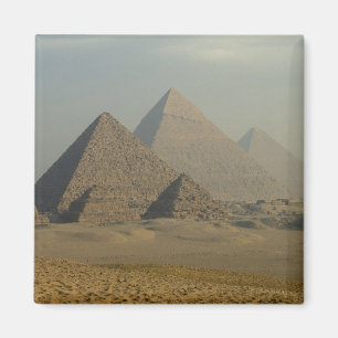 Egypte, Giza, Giza Piramide Complex, Giza Plateau Magneet