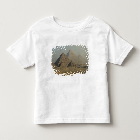 Egypte, Giza, Giza Pyramids Complex, Giza Plateau Kinder Shirts (Voorkant)
