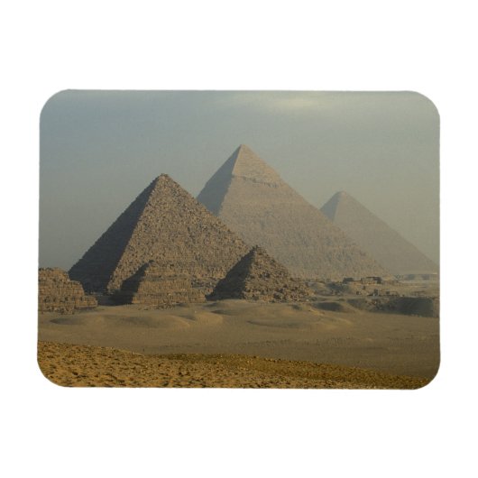 Egypte, Giza, Giza Pyramids Complex, Giza Plateau Magneet (Horizontaal)