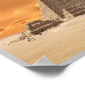 Egypte - Giza - Necropoli - Poster (Hoek)