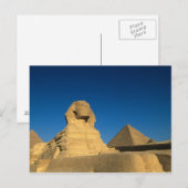 Egypte, Giza, The Sphinx, Old Kingdom, Unesco Briefkaart (Voorkant / Achterkant)