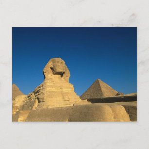 Egypte, Giza, The Sphinx, Old Kingdom, Unesco Briefkaart