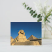 Egypte, Giza, The Sphinx, Old Kingdom, Unesco Briefkaart (Staand voorkant)