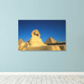 Egypte, Giza, The Sphinx, Old Kingdom, Unesco Canvas Afdruk (Insitu (Houten vloer))