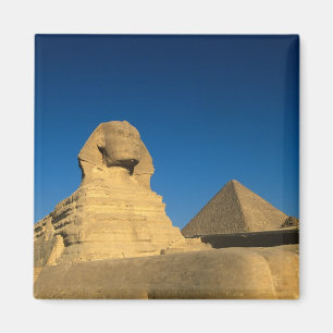 Egypte, Giza, The Sphinx, Old Kingdom, Unesco Magneet
