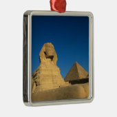 Egypte, Giza, The Sphinx, Old Kingdom, Unesco Metalen Ornament (Rechts)