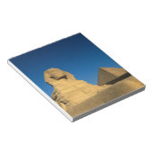 Egypte, Giza, The Sphinx, Old Kingdom, Unesco Notitieblok (Schuin)